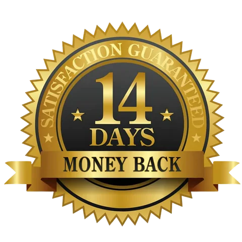 Apollo AI 14-day money-back guarantee badge